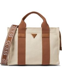 Guess - Canvas Ii Small Tote - Lyst