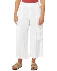 XCVI - Twill Faulkner Crop Dress Pants Lg 12-14) Rayon/Tencel/Twill - Lyst