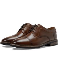 Nunn Bush - Hayden Cap Toe Oxford (Cognac) Lace Up Wing Tip Shoes - Lyst