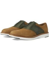 Johnston & Murphy - Upton Saddle Slip On Shoes Snuff Nubuck/ Full Grain 9.5 M (D) Leather - Lyst