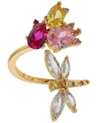 Kate Spade - Greenhouse Floral Wrap Ring - Lyst