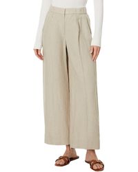 Eileen Fisher - Petite Wide Pleated Full Length Pants - Lyst