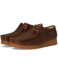 Clarks - Wallabee Evo Shoe Dress Flat Shoes 8 B - Lyst