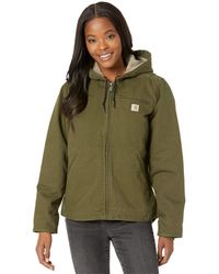 Carhartt - Oj141 Sherpa Lined Hooded Jacket - Lyst