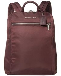 briggs and riley leather backpack