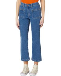 Madewell - Kick Out Crop Jeans In Elkton Wash: Seam Edition - Lyst