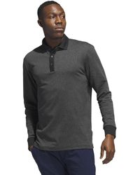 adidas Originals - Essentials Long Sleeve Polo Shirt - Lyst