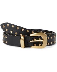 Madewell - Clean Western Flat Stud Belt Belts, Leather - Lyst