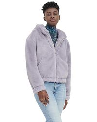 UGG - Mandy Faux Fur Hoodie Ii (Cloudy) Coat - Lyst