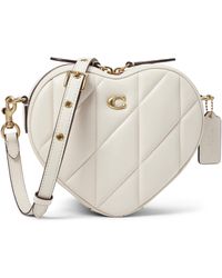COACH - Quilted Leather Heart Crossbody - Lyst