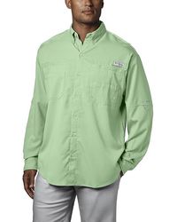 Columbia - Tamiami Ii Long Sleeves Long Sleeve Button Up, Mesh/Polyester - Lyst