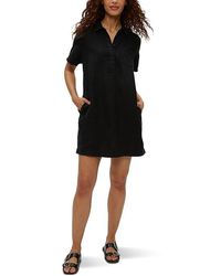 Michael Stars - Ola Utility Dress Dress Md (Us 6-8) Linen - Lyst