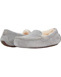 UGG Ansley Sheepskin Suede Slipper in Black Lyst