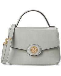 Tory Burch - Robinson Spazzolato Small Top-Handle Bag Shoulder Handbags, Leather/Suede - Lyst
