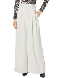 Ted Baker - Eliziie Wide Leg Trousers With Pleat Detail - Lyst