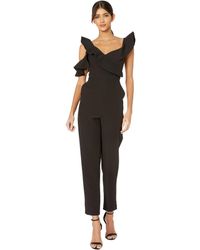 bcbg ruffle jumpsuit