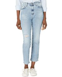 AG Jeans - Saige Crop In 22 Years Driftwood - Lyst