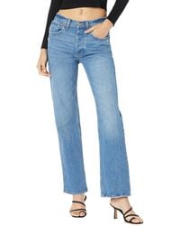 Abercrombie & Fitch Denim Low Rise Baggy Jeans in Navy (Blue) | Lyst