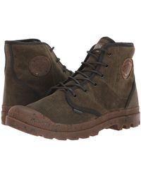 palladium lace up boots