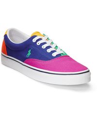 Polo Ralph Lauren Keaton Corduroy Sneakers in Blue for Men | Lyst