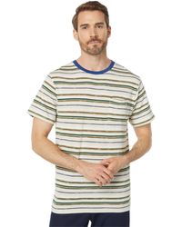 Rhythm - Everyday Stripe Short Sleeve T-shirt - Lyst