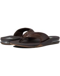 mens reef fanning flip flops sale