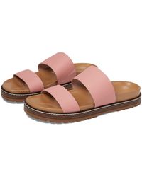 Madewell - The Charley Double-strap Slide Sandal - Lyst