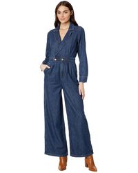 Madewell - Denim Tailored Jumpsuit In Norvell Wash - Lyst