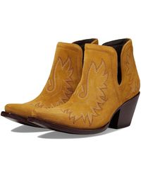 Ariat - Dixon Western Boots (Gilded Suede) Shoes - Lyst