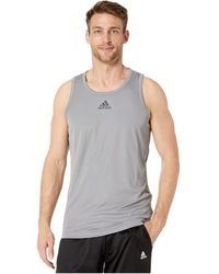adidas men's heathered tank top