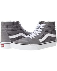grey high top vans womens