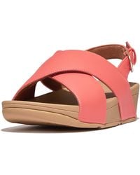 Fitflop - Lulu Cross-back Strap Sandals - Leather - Lyst