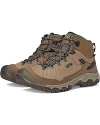 Keen - Targhee Iv Waterproof Hiking Boot Climbing Shoes Brindle/Canteen 10.5 D - Lyst