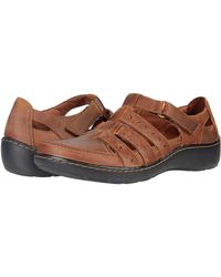 Clarks Leather Kayleigh River In Black Lyst Clarks Leather Kayleigh River In Black Lyst