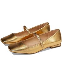 Franco Sarto - Tinsley Mary Jane Flats ( Metallic) Flat Shoes - Lyst