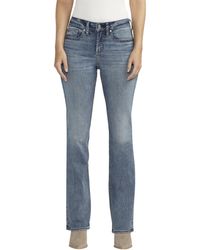 Silver Jeans Co. - Suki Mid Rise Curvy Fit Slim Bootcut Jeans L93616edb371 - Lyst