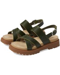 Timberland - Clairemont Way Cross Strap Sandals - Lyst