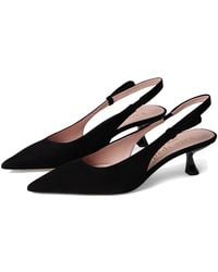 Kate Spade - Riley Slingback Kitten Heel Shoes, Leather/Suede - Lyst