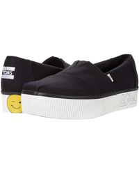 blue vintage canvas platform women's boardwalk classics venice collection