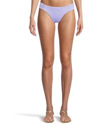 Becca - Color Code Adela Shirred Tab Hipster Bottom Swimwear, Nylon/Spandex - Lyst
