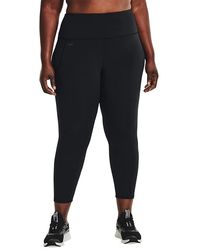 Under Armour - Plus Size Motion Ankle Leggings Casual Pants/Jet 3X, Elastane/Polyester - Lyst