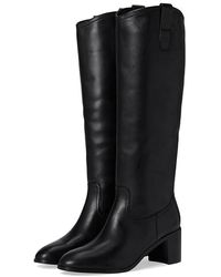 Ralph Lauren - Carla Burnished Leather Tall Boots Boots 7 B - Lyst