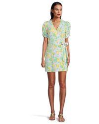 Lilly Pulitzer - Sailynn Short-Sleeve Romp Jumpsuit & Rompers One Piece, Rayon/Spandex - Lyst