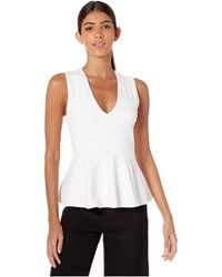 susana monaco peplum top
