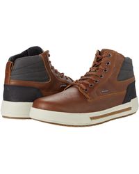 Geox Leather Dolomia Abx Waterproof Low Cut Trainer U16cra043fuc4002 in  Black for Men - Lyst