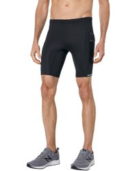 Nike Synthetic Power Speed Running Half Tights in Black for Men | Lyst