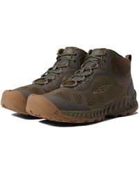 keen men's nxis speed mid height vented hiking boot