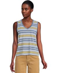 Toad&Co - Grom V Neck Tank Top Clothing, Cotton - Lyst