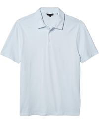 Vince - Garment Dye Short Sleeve Polo - Lyst