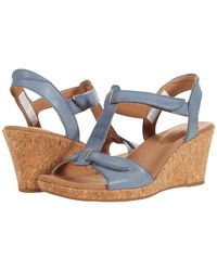 Rockport - Blanca T Strap ( Chambray) Shoes - Lyst